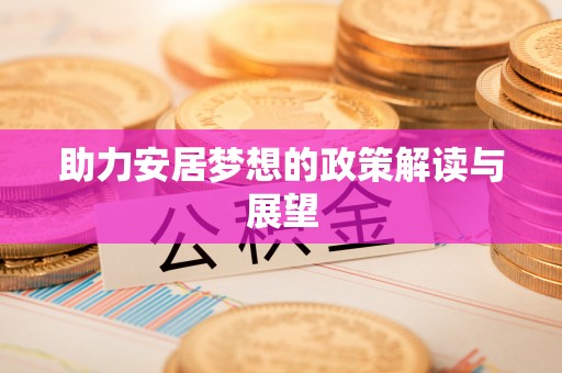 川汇助力安居梦想的政策解读与展望