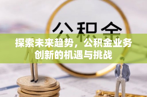川汇探索未来趋势，公积金业务创新的机遇与挑战