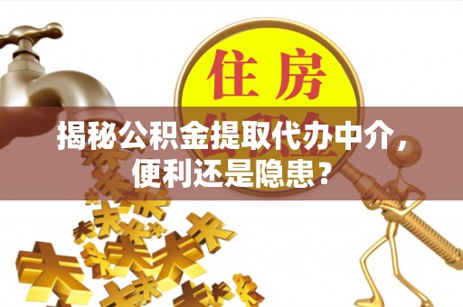 川汇揭秘公积金提取代办中介，便利还是隐患？