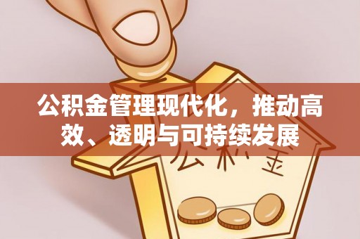 川汇公积金管理现代化，推动高效、透明与可持续发展