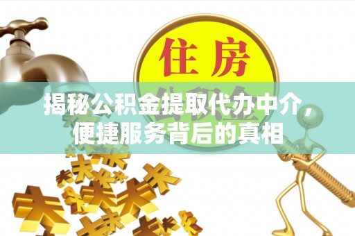 川汇揭秘公积金提取代办中介，便捷服务背后的真相