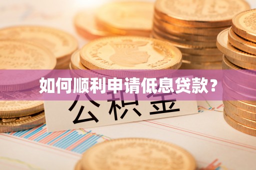 川汇如何顺利申请低息贷款？
