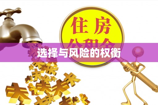 川汇选择与风险的权衡