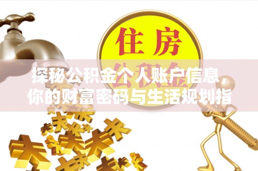 川汇探秘公积金个人账户信息，你的财富密码与生活规划指南