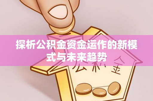 川汇探析公积金资金运作的新模式与未来趋势